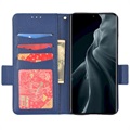 Xiaomi 12/12X Lommebok-deksel med Magnetisk Lukning - Blå
