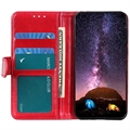 iPhone 15 Pro Max Lommebok-deksel med Magnetisk Lukning - Rød