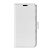 iPhone 16e Lommebok-deksel med Magnetisk Lukning - Hvit