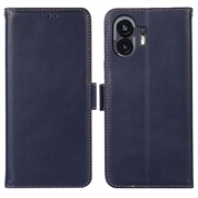 Nothing Phone (2) Lommebok-deksel i Lær med RFID - Blå