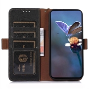 OnePlus Nord CE3 Lommebok-deksel i Lær med RFID - Svart
