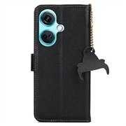 OnePlus Nord CE3 Lommebok-deksel i Lær med RFID - Svart