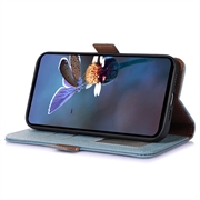 OnePlus Nord CE3 Lommebok-deksel i Lær med RFID (Åpen Emballasje - Utmerket) - Blå