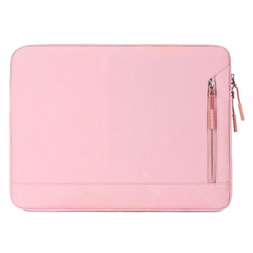 Vannbestandig, elegant Oxford-veske til bærbar PC m. sidelomme - 14.6" - rosa