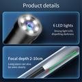 Vanntett 8 mm endoskopkamera for iPhone, iPad, smarttelefoner, nettbrett - 3 m
