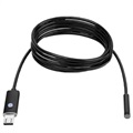 Android, PC Vanntett 8mm USB Endoskop Kamera AN99 - 2m - Svart
