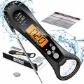 Vanntett digitalt mattermometer for grill/matlaging med flaskeåpner