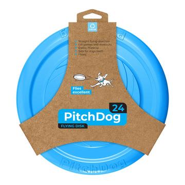 Waudog PitchDog Frisbee for hunder - 24cm - Blå