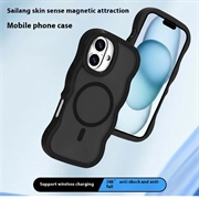 iPhone 16 Bølgekant magnetisk hybrid-deksel