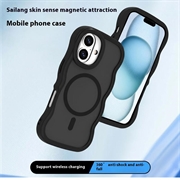 iPhone 16 Plus Bølgekant magnetisk hybrid-deksel