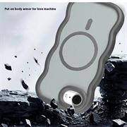 iPhone 16e Bølgekant magnetisk hybrid-deksel