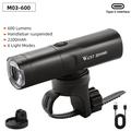 West Biking M03-600 Vanntett frontlykt for sykkel 600Lm