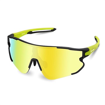 West Biking Unisex Polariserte Sport Solbriller - Grønn