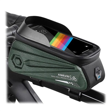 West Biking Vannavstøtende Sykkelveske / Sykkelholder - 7" - Mørkegrønn