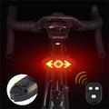 West Biking Trådløst sykkelbaklys med blinklys og signalhorn