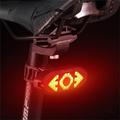 West Biking Trådløst sykkelbaklys med blinklys og signalhorn
