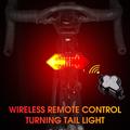 West Biking YP0701299 Sykkelbaklys med blinklys og trådløs fjernkontroll