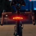 West Biking YP0701372 Baklys / fjernstyring / tyverialarm for sykkel