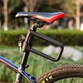 West Biking YP0705060 U-formet tyverisikret sykkellås med nøkkel i sinklegering