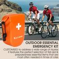 West Biking YP0707300 Førstehjelpsskrin for camping, sykling og fotturer
