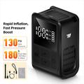 West Biking YP0711196 Elektrisk sykkelpumpe / digital luftkompressor - svart