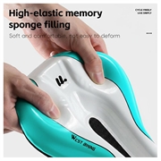 West Biking YP0801256 Memory Foam sykkelsadelovertrekk