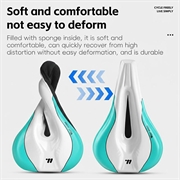 West Biking YP0801256 Memory Foam sykkelsadelovertrekk