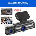 WiFi-bilkamera med to linser 1080p og IR-nattsyn