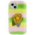 3D Plush Furry Winter iPhone 14 Plus TPU-deksel