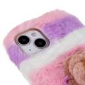 3D Plush Furry Winter iPhone 14 Plus TPU-deksel