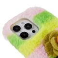 3D Plush Furry Winter iPhone 14 Pro TPU-deksel