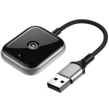 Kablet til trådløs CarPlay-dongle for iPhone - svart