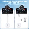 Trådløs Android Auto-adapter med videostrømming 020-7++