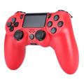 Trådløs spillkontroller med vibrasjonsfunksjon for PS4 - rød