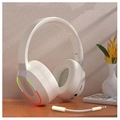 Trådløs Gaming-headset L850 med RGB-lys - Hvit