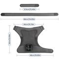 Trådløs, oppladbar skuldermassasjeapparat - 5 hastigheter, justerbare stropper og USB-C-lading