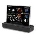 Trådløs værstasjon med LCD-skjerm - innendørs/utendørs - svart