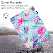 iPad Pro 11 2024/2025 Wonder Series Folio-etui - Blader og blomster