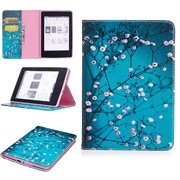 Amazon Kindle Paperwhite 3/2 (2015) Wonder Series Folio-etui - Hvit Blomster