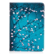 Amazon Kindle Paperwhite 3/2 (2015) Wonder Series Folio-etui - Hvit Blomster