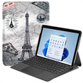 Wonder Series Microsoft Surface Pro 8 Folio-etui - Eiffeltårnet