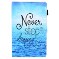 Samsung Galaxy Tab A7 Lite Wonder Series Folio-etui - Never Stop Dreaming