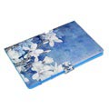 iPad 9.7 2017/2018 Wonder Series Folio-etui - Hvit Blomster