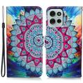 Motorola Moto G75 Wonder Series Lommebok-deksel - Mandala