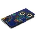 Motorola Moto G75 Wonder Series Lommebok-deksel - Ugle