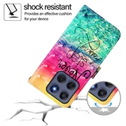 Motorola Edge 60/60 Fusion Wonder Series Lommebok-deksel - Slutt aldri å drømme