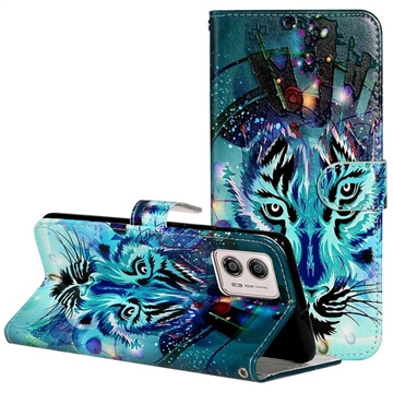 Wonder Series Motorola Moto G73 Lommebok-deksel - Ulv