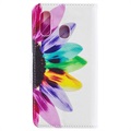 Wonder-serien Samsung Galaxy A40 Lommebok-deksel - Blomst