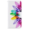 Wonder-serien Samsung Galaxy A50 Lommebok-deksel - Blomst