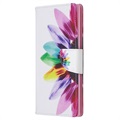 Wonder-serien Samsung Galaxy Note10+ Lommebok-deksel - Blomst